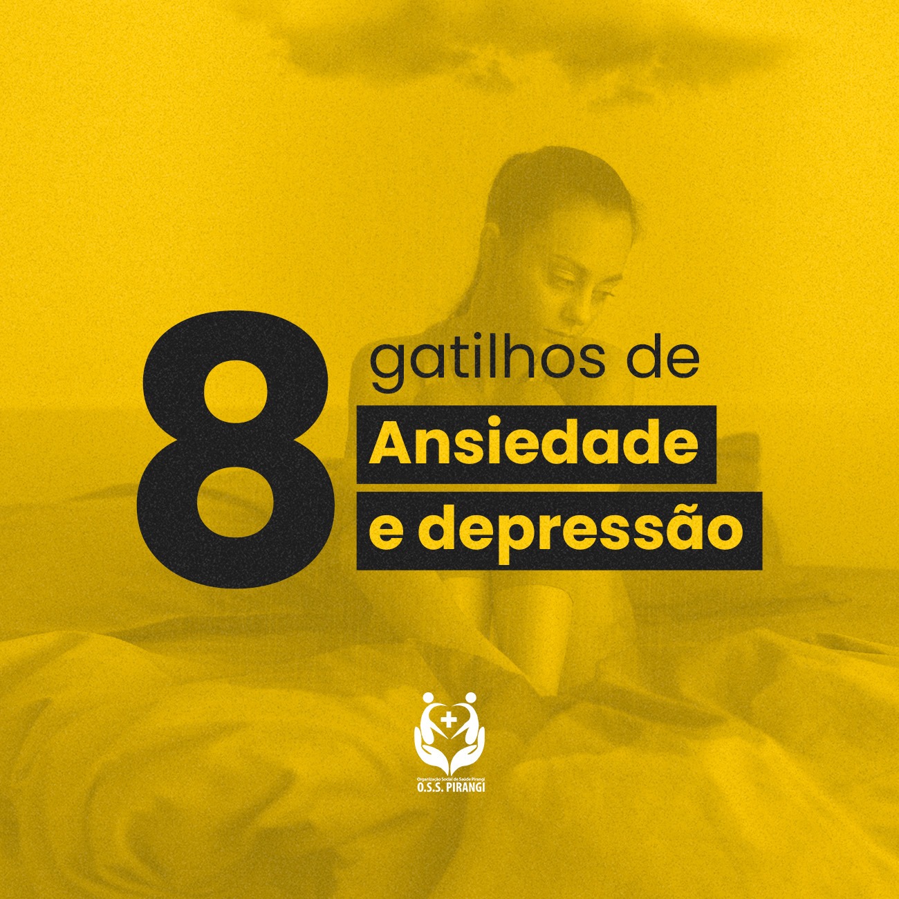 Ilustração da notícia 8 gatilhos de Ansiedade e Depressão - Setembro Amarelo